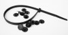 Black Plastic Snap Rivets and Cable Tie Accessory Size #3